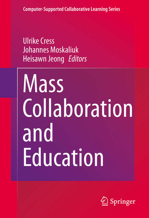 Book cover of Mass Collaboration and Education