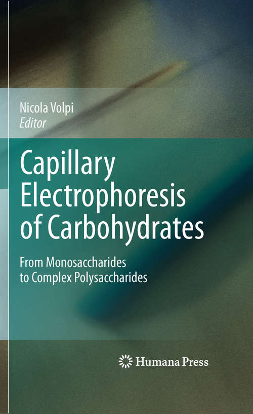 Book cover of Capillary Electrophoresis of Carbohydrates