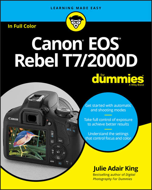 Book cover of Canon EOS Rebel T7/2000D For Dummies