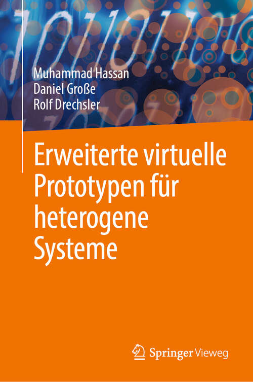 Book cover of Erweiterte virtuelle Prototypen für heterogene Systeme (2024)
