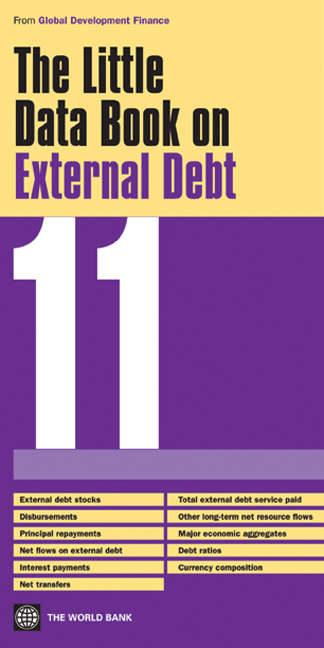 Book cover of The Little Data Book on External Debt 2011