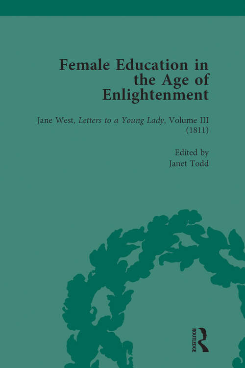 Book cover of Female Education in the Age of Enlightenment, vol 6