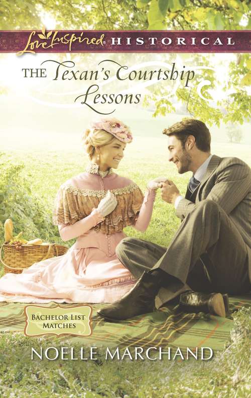 Book cover of The Texan's Courtship Lessons