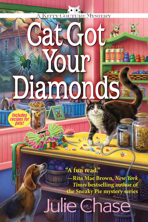 Book cover of Cat Got Your Diamonds: A Kitty Couture Mystery (A Kitty Couture Mystery #1)