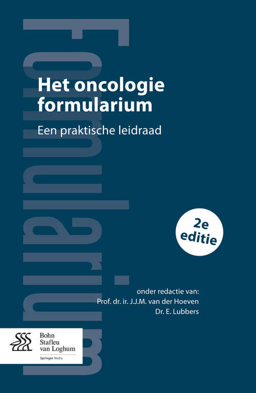 Book cover of Het oncologie formularium