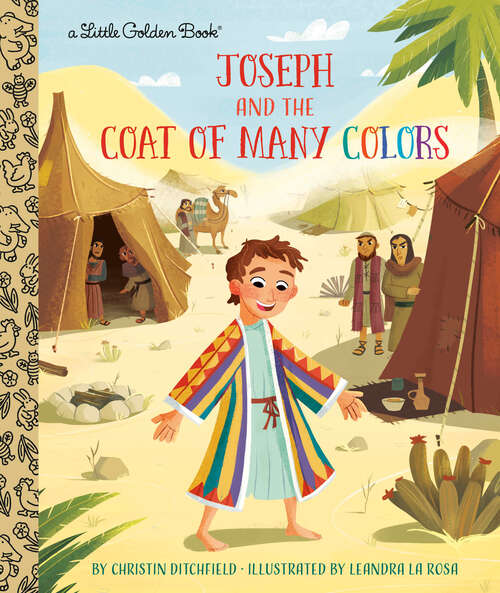 Book cover of Joseph and the Coat of Many Colors (Little Golden Book)