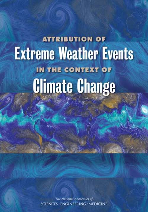 Book cover of Attribution of Extreme Weather Events in the Context of Climate Change