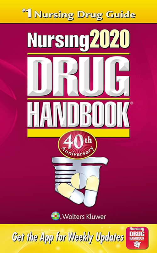Book cover of Nursing2020 Drug Handbook