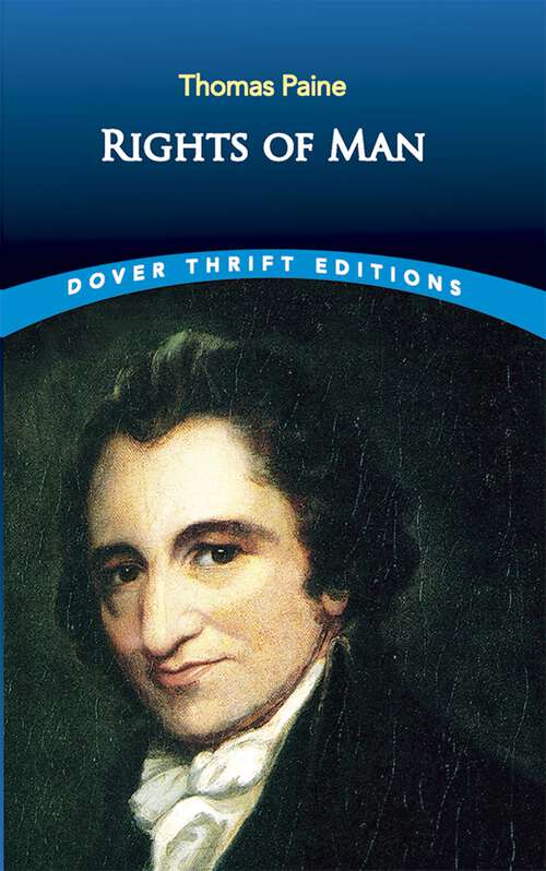 Book cover of Rights of Man (Dover Thrift Editions: Political Science)
