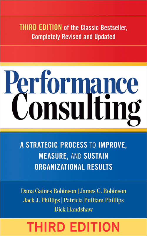 Book cover of Performance Consulting