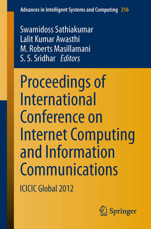 Book cover of Proceedings of International Conference on Internet Computing and Information Communications