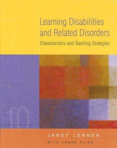 Book cover of Learning Disabilities and Related Disorders: Characteristics and Teaching Strategies