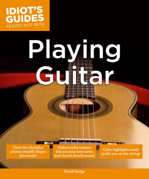 Book cover of Playing Guitar (Idiot's Guides)