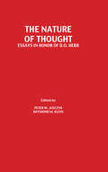The Nature of Thought: Essays in Honor of D.o. Hebb