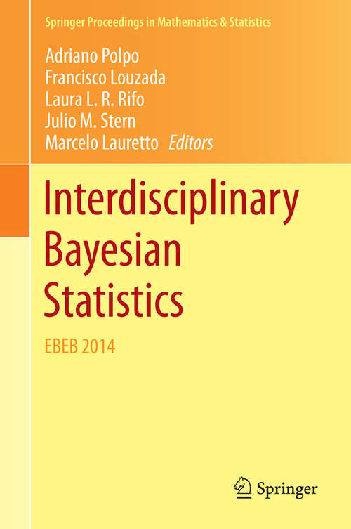Book cover of Interdisciplinary Bayesian Statistics