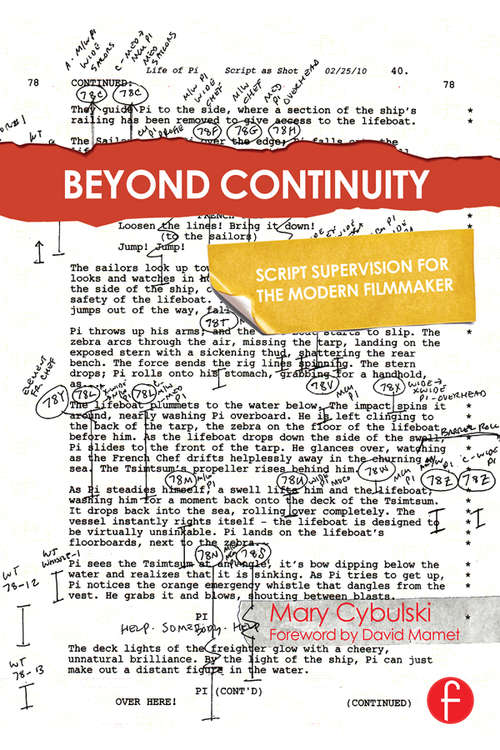 Book cover of Beyond Continuity: Script Supervision for the Modern Filmmaker