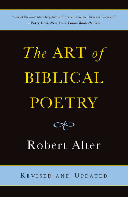Book cover of The Art of Biblical Poetry