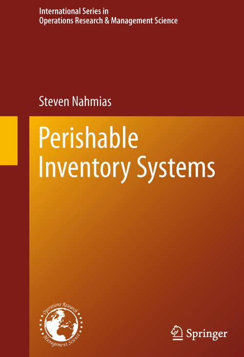 Book cover of Perishable Inventory Systems