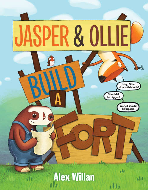 Book cover of Jasper & Ollie Build a Fort