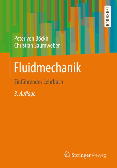 Book cover of Fluidmechanik: Einführendes Lehrbuch