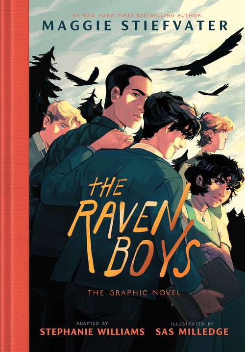 Book cover of The Raven Boys: (A Graphic Novel) (The Raven Cycle)