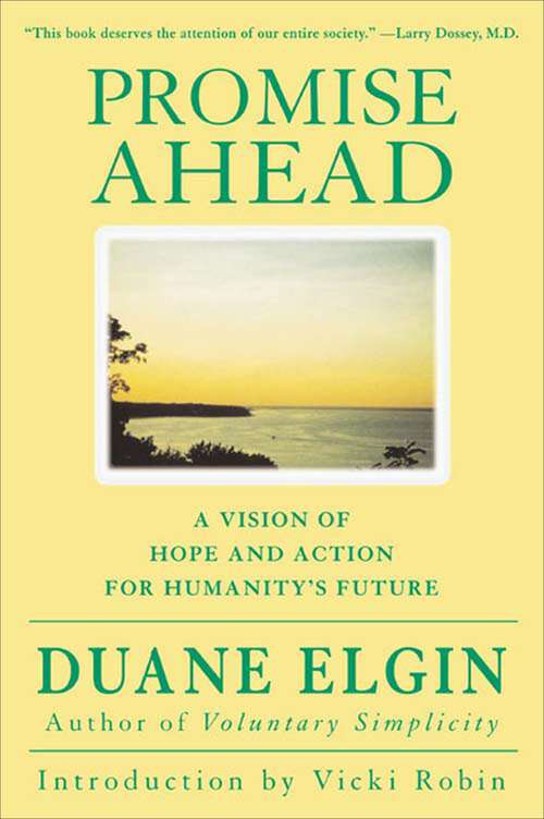 Book cover of Promise Ahead: A Vision of Hope and Action for Humanity's Future