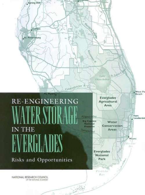 Book cover of RE-ENGINEERING WATER STORAGE IN THE EVERGLADES: Risks and Opportunities