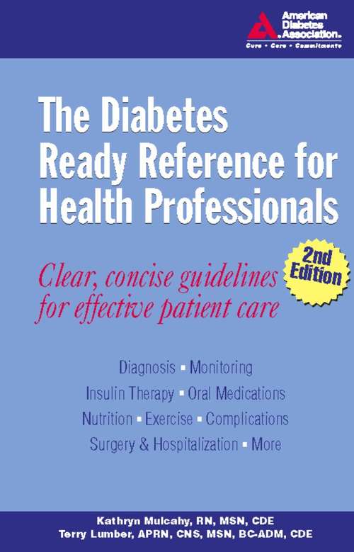 Book cover of The Diabetes Ready Reference for Health Professionals