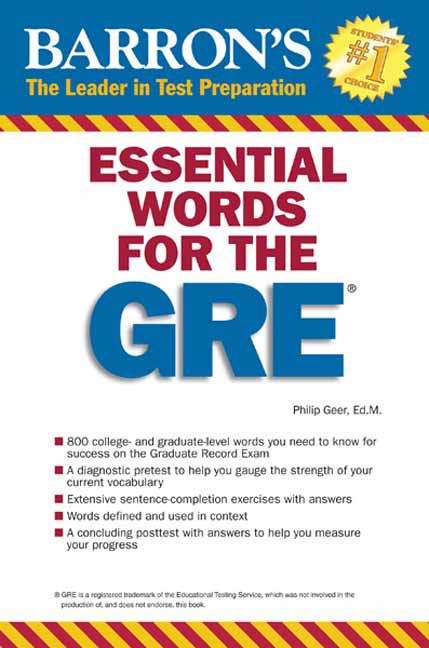 Book cover of Essential Words for the GRE (Third Edition)