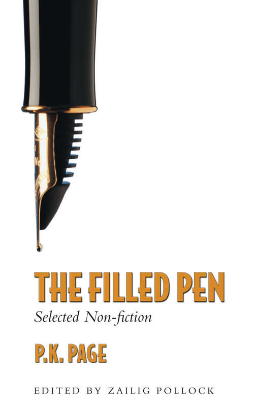 Book cover of The Filled Pen