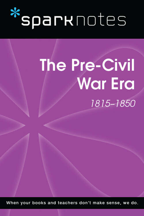 Book cover of Pre-Civil War (SparkNotes History Notes)