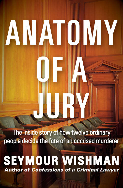 Book cover of Anatomy of a Jury