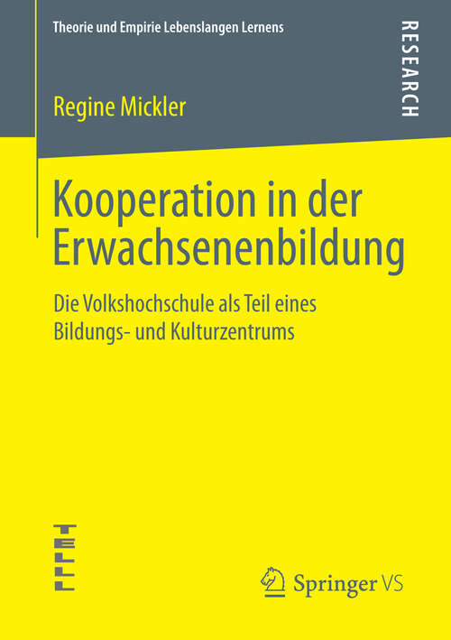 Book cover of Kooperation in der Erwachsenenbildung