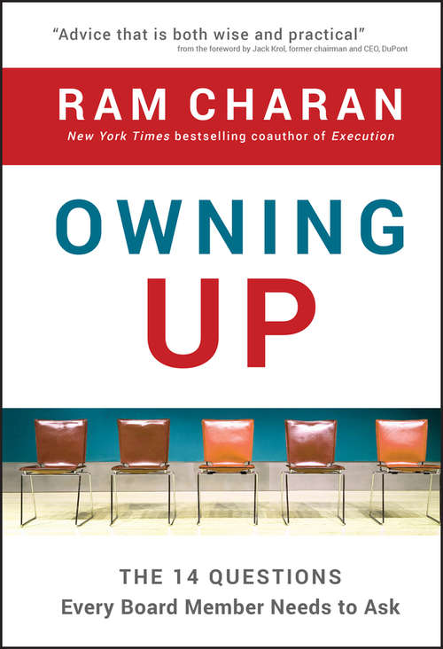 Book cover of Owning Up