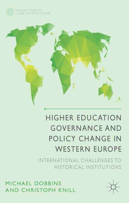 Book cover of Higher Education Governance and Policy Change in Western Europe