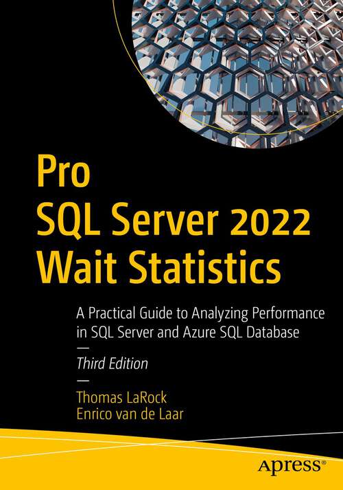 Cover image of Pro SQL Server 2022 Wait Statistics