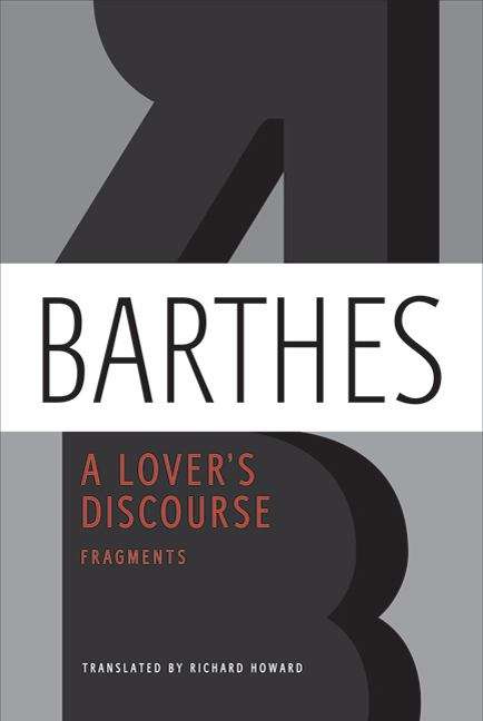 Book cover of A Lover's Discourse: Fragments