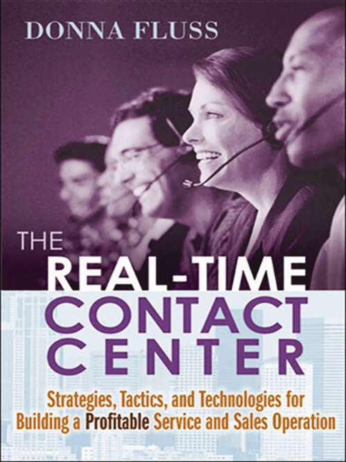 Book cover of The Real-Time Contact Center