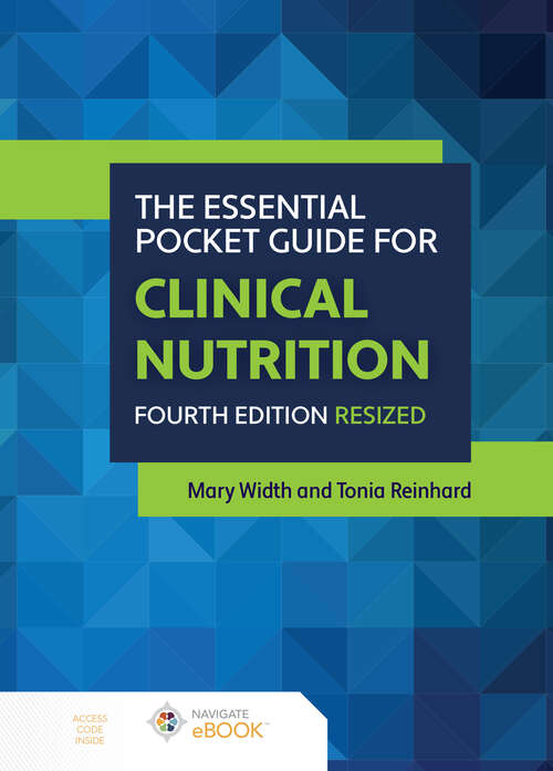 Book cover of The Essential Pocket Guide for Clinical Nutrition Resized, Fourth Edition (4)