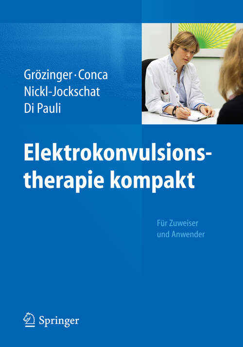 Book cover of Elektrokonvulsionstherapie kompakt