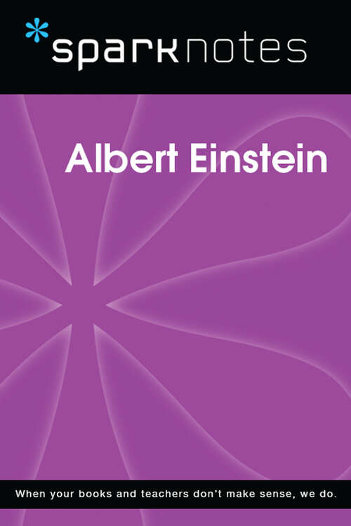 Book cover of Albert Einstein (SparkNotes Biography Guide)