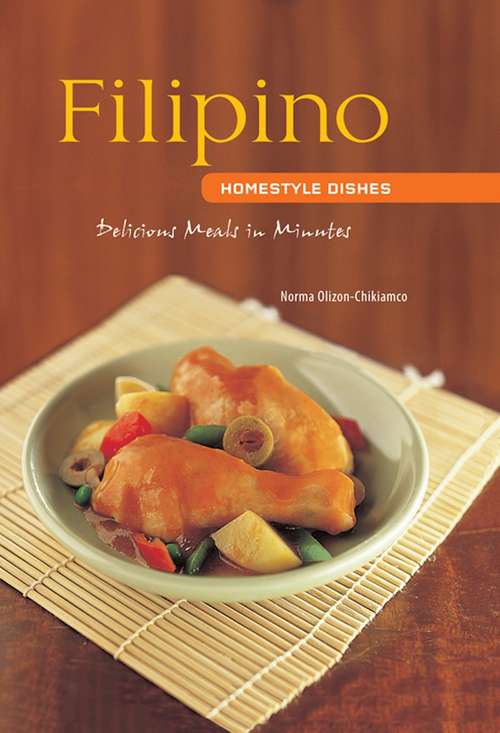 Book cover of Filipino Homestyle Dishes