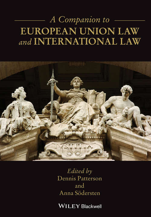 Book cover of A Companion to European Union Law and International Law