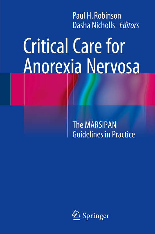 Book cover of Critical Care for Anorexia Nervosa
