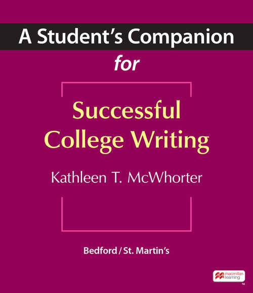 Book cover of SCW9e_studentcompanion