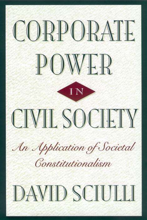 Book cover of Corporate Power in Civil Society