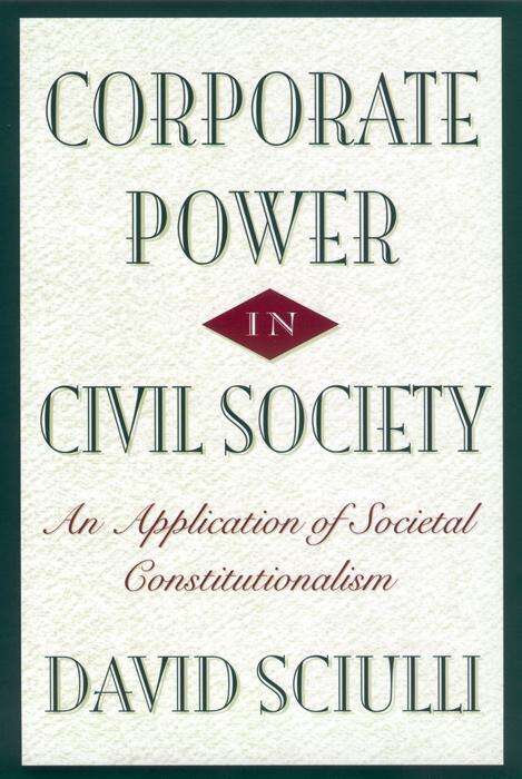 Book cover of Corporate Power in Civil Society