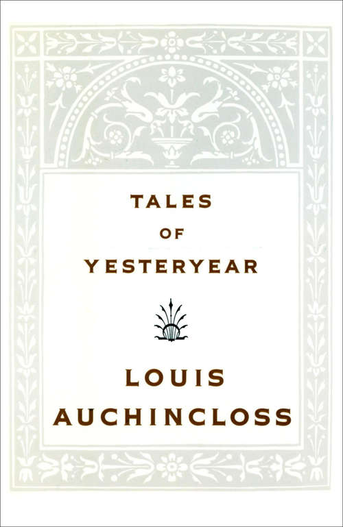 Book cover of Tales of Yesteryear