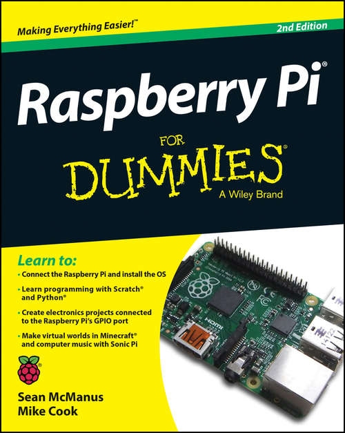 Book cover of Raspberry Pi For Dummies, 2nd Edition