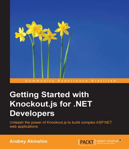 Book cover of Getting Started with Knockout.js for .NET Developers